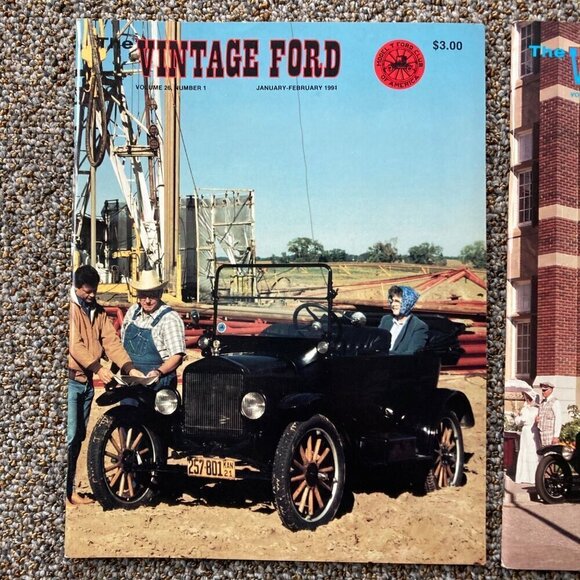 Lot 6 The Vintage Ford Magazine 1991 COMPLETE SET! Model T Ford Club of America - Picture 2 of 9